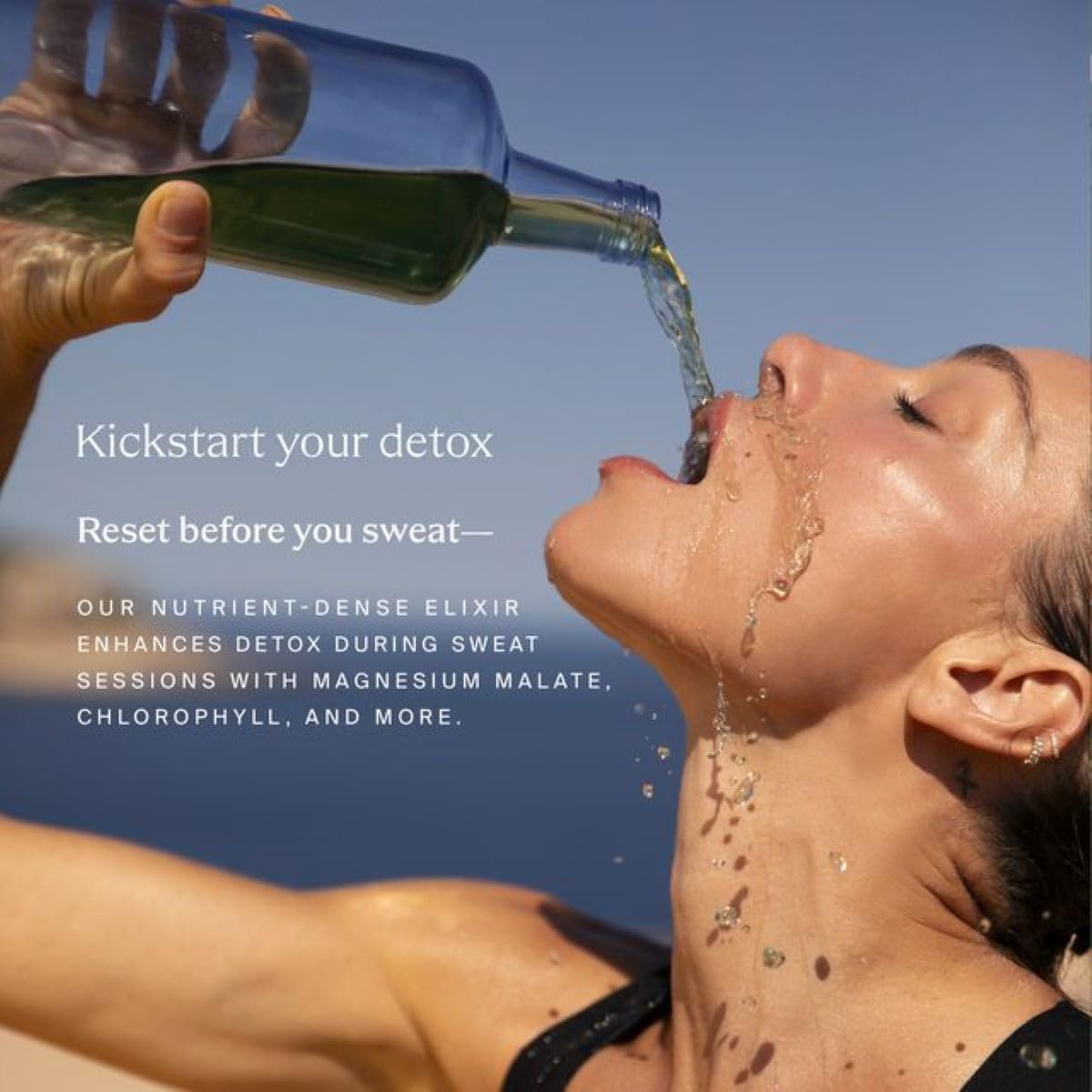 Pre-measured doses of HigherDOSE Detox Drops for easy daily use