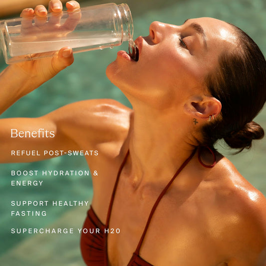 HigherDOSE magnesium marine minerals close-up highlighting electrolytes for recovery.