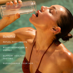 HigherDOSE magnesium marine minerals close-up highlighting electrolytes for recovery.