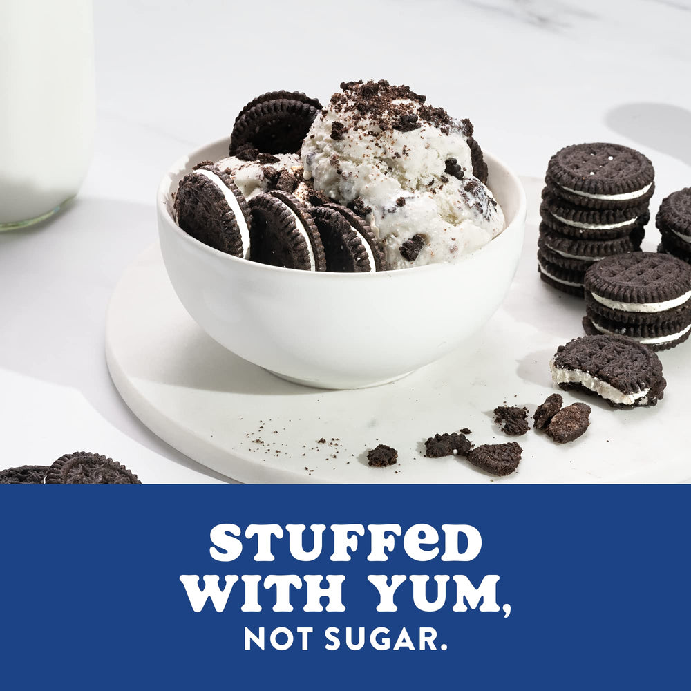 HighKey Keto Sandwich Cookies dunk in milk show perfect pairing for snack moments.