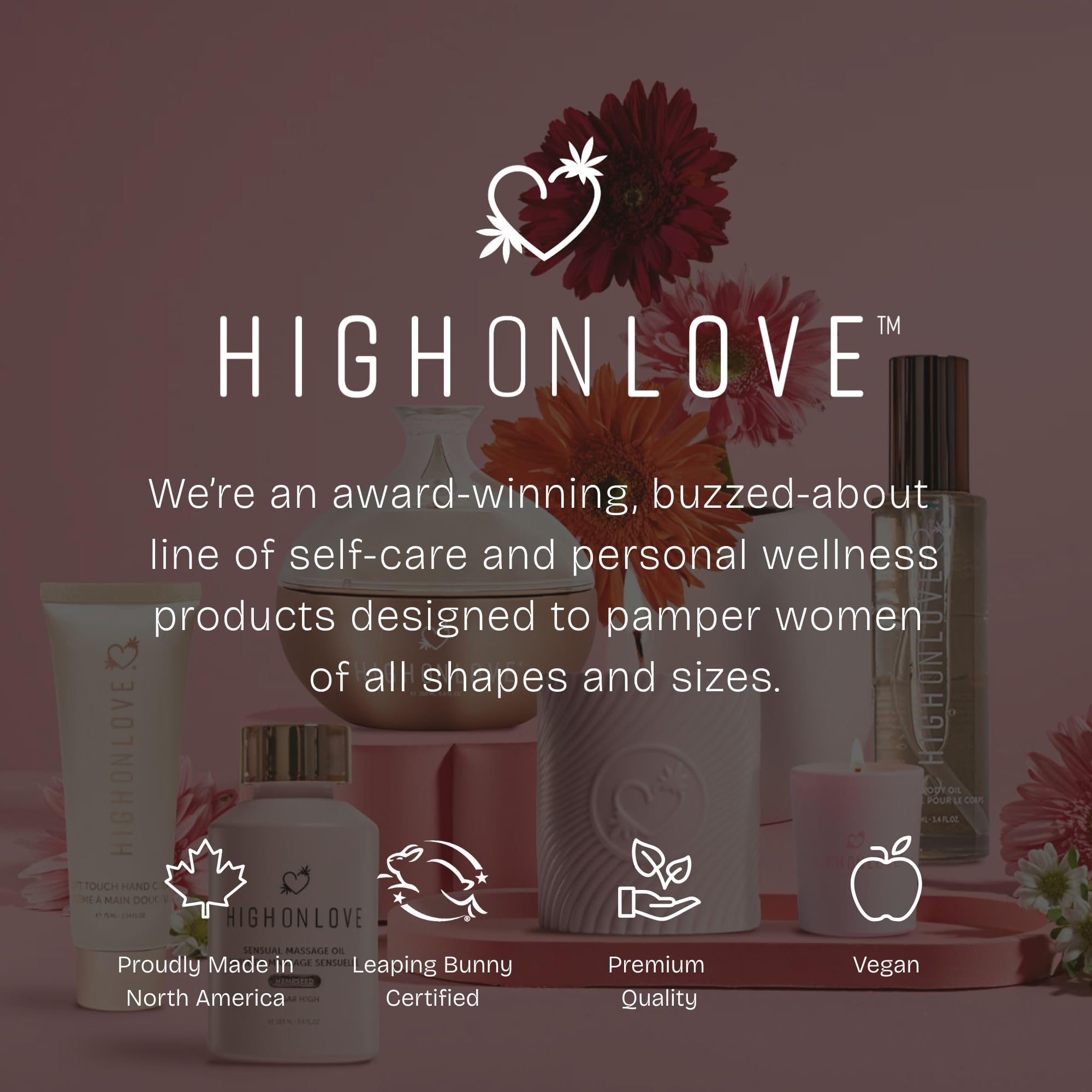 HIGHONLOVE delicate-area care supports sensitive skin without heaviness.