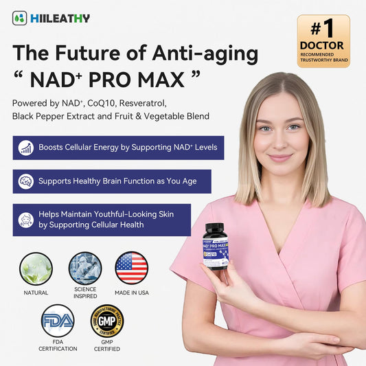 HIILEATHY capsules close-up showing easy daily intake.