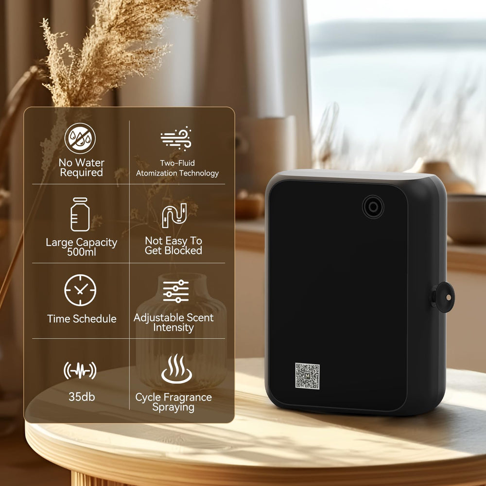 Hijoc diffuser Bluetooth control panel demonstrates easy customization for daily routines.