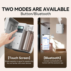 Hijoc waterless atomization technology delivers fine mist with quiet operation.