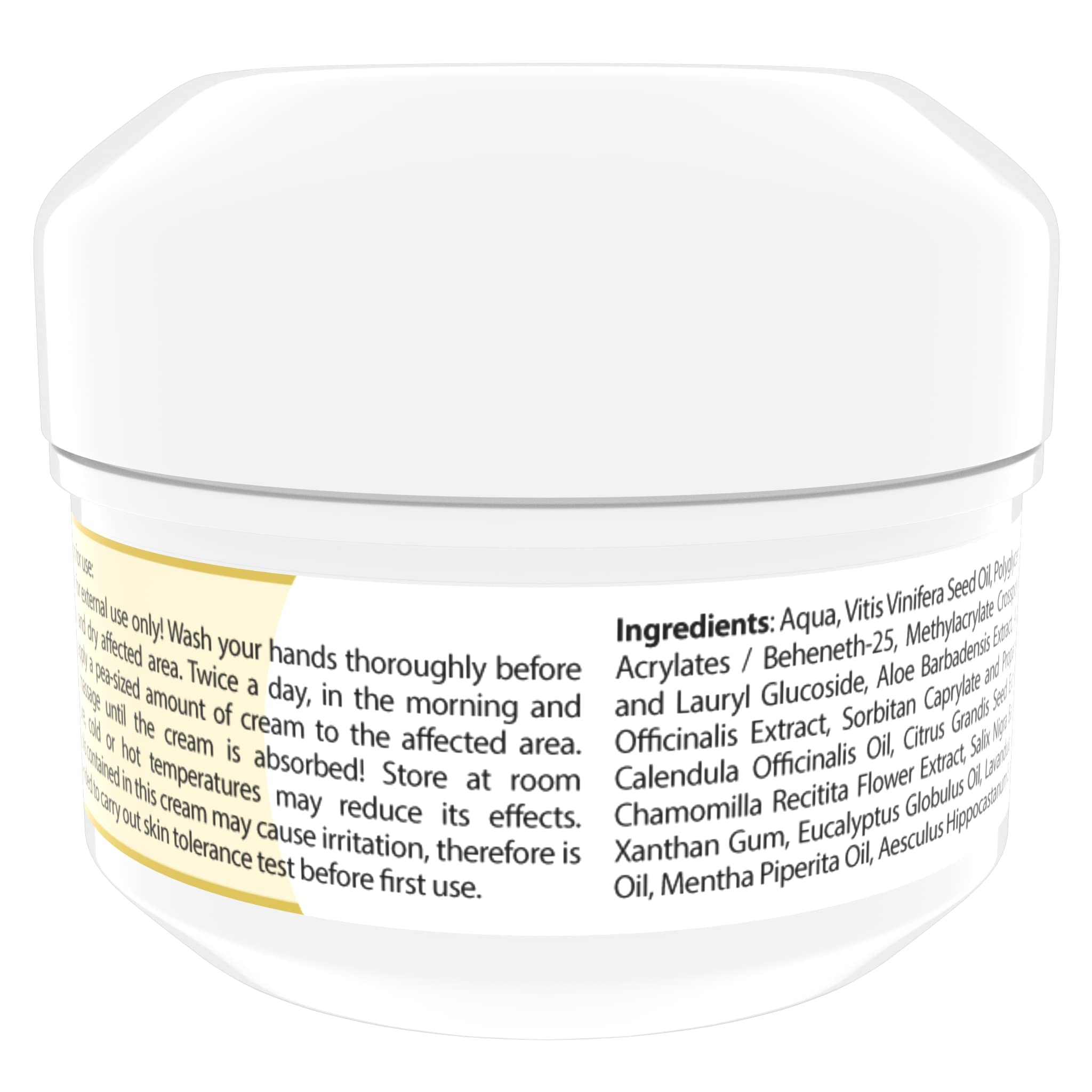 HillVital herbal ointment close-up of aloe and calendula.