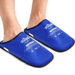 Hilph XL Foot Ice Slippers front view showing wide opening for swollen feet relief.