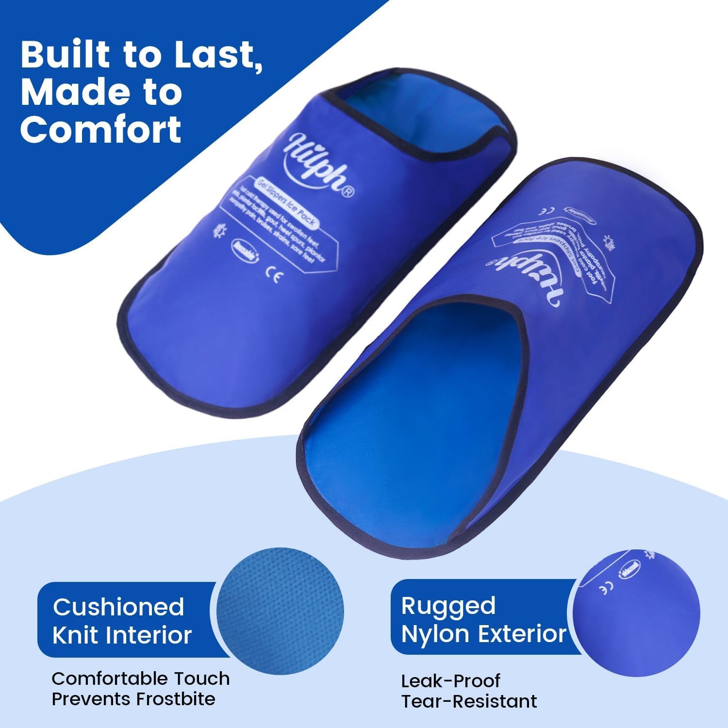 Hilph XL Leak-proof seam close-up demonstrates durability.
