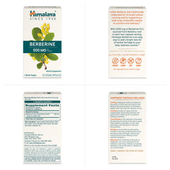 Himalaya Berberine vegan gluten-free packaging ready for daily use.