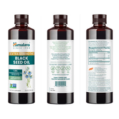 Himalaya Black Seed Oil 48-serving bottle fits daily routine.