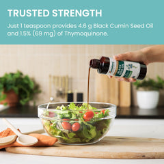 Himalaya Black Seed Oil lab-tested for purity and consistency.