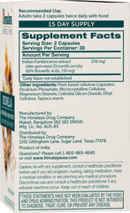 Himalaya Boswellia capsules close-up highlighting plant-based formula for joints.