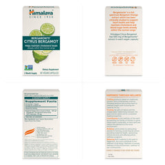 Himalaya Citrus Bergamot bottle with 60 capsules ready for daily use
