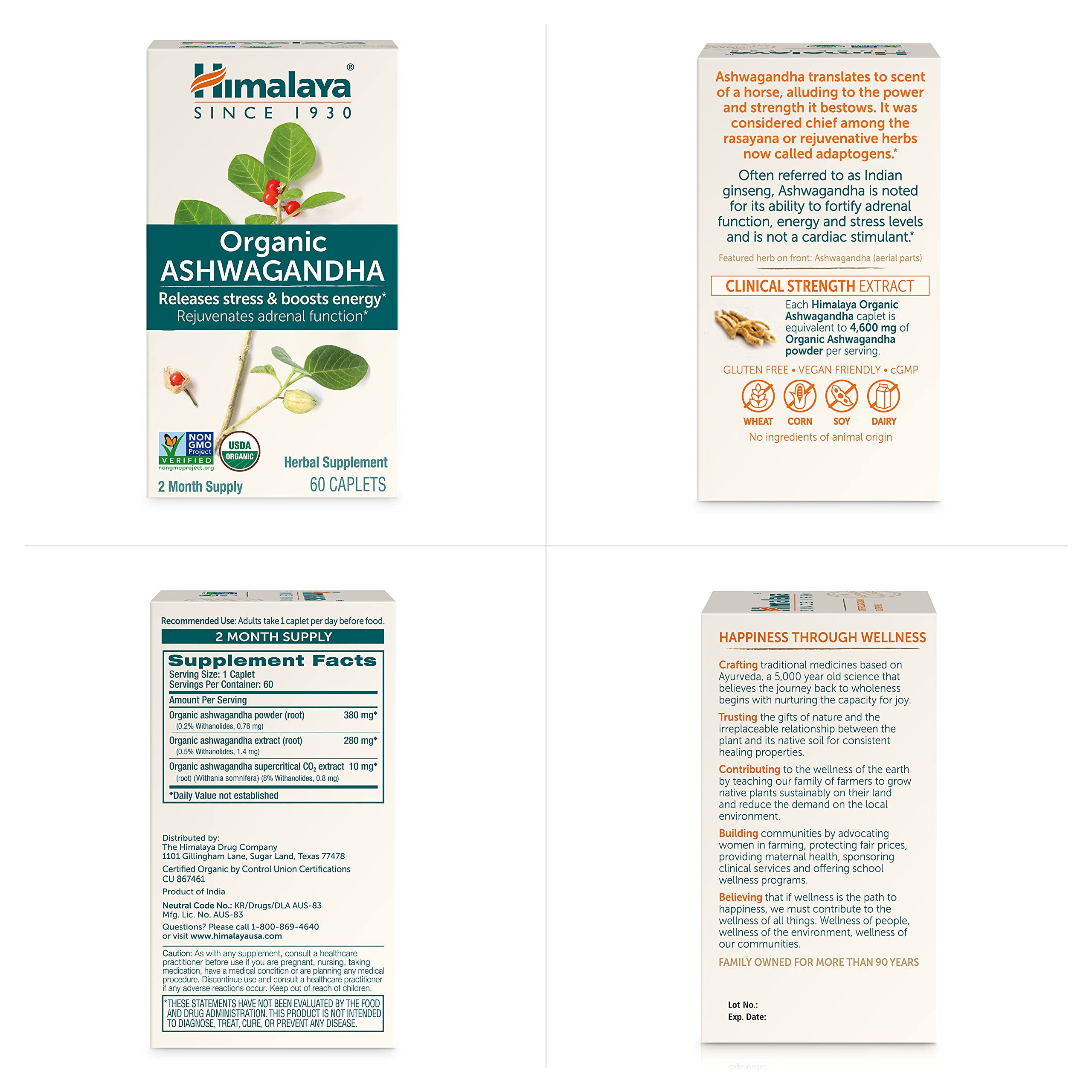 Himalaya brand with 95 years of family-owned herbal expertise.