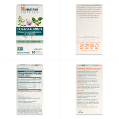 Himalaya Focused Mind packaging on display for daily use.