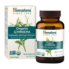 Himalaya Gymnema Sylvestre label highlights 700 mg per caplet for daily use