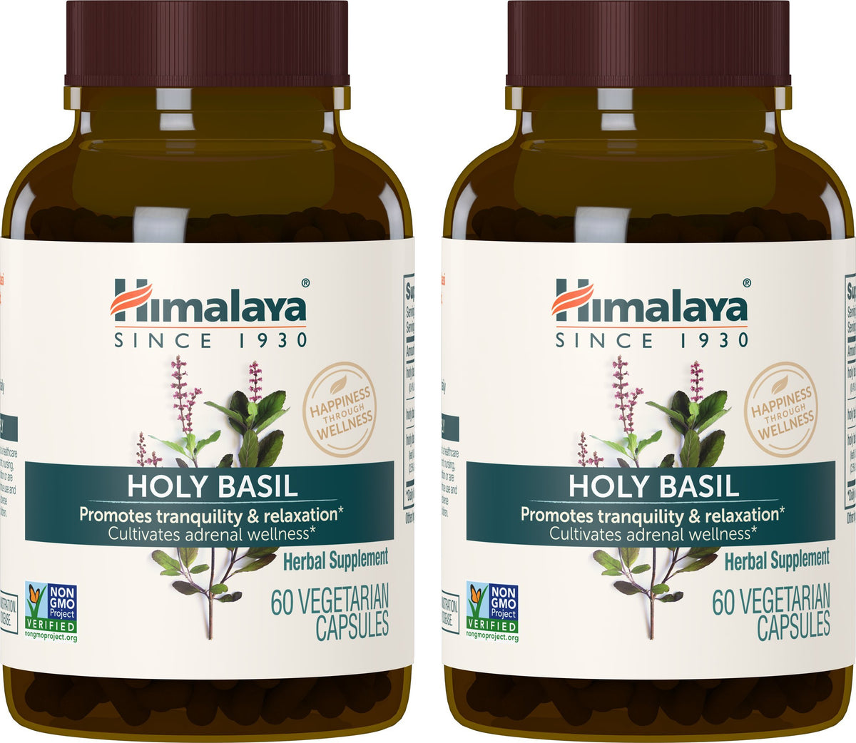 Himalaya Holy Basil bottle front view for daily stress support