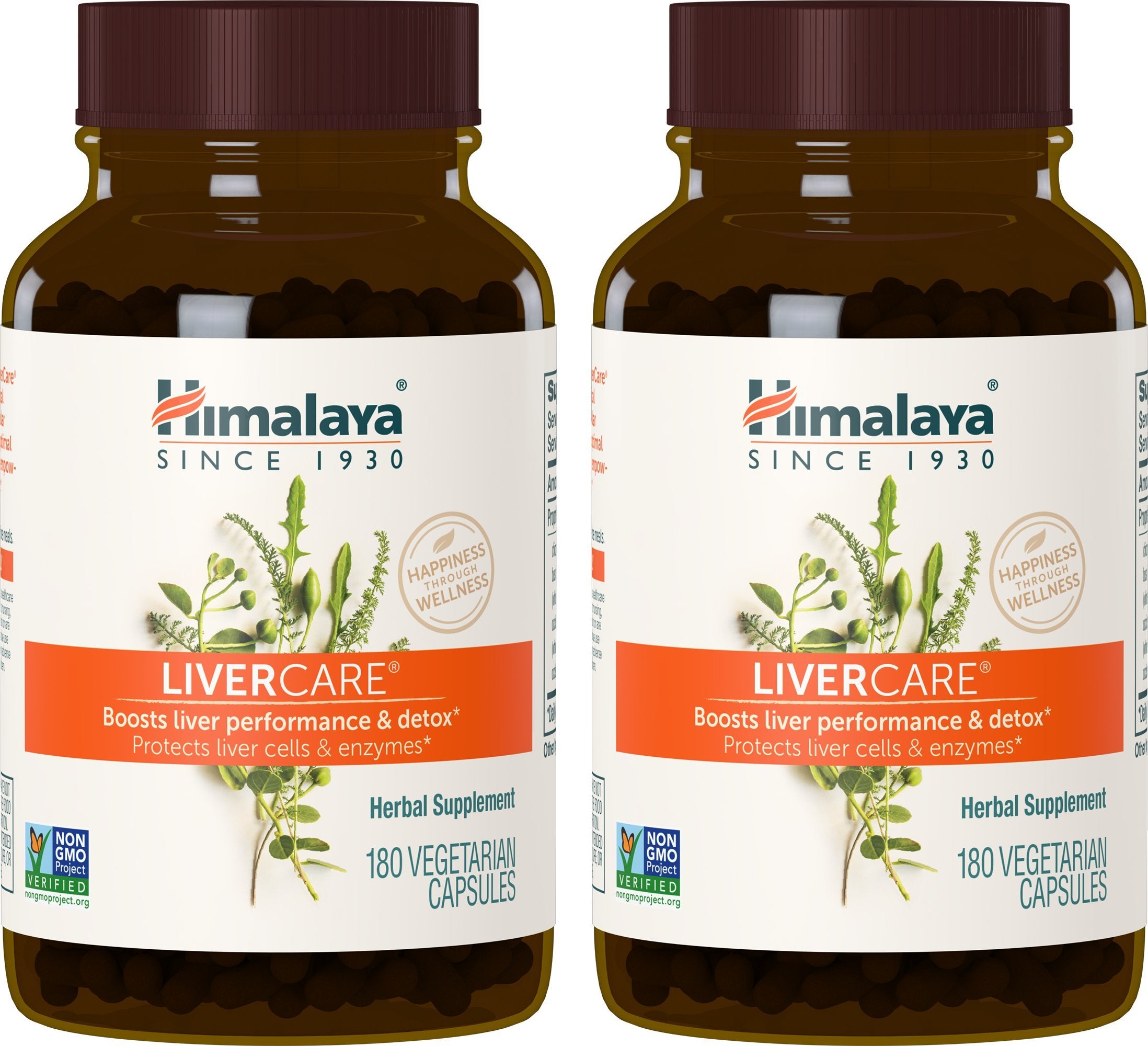 Himalaya LiverCare bottle front shows herbal liver support for daily wellness