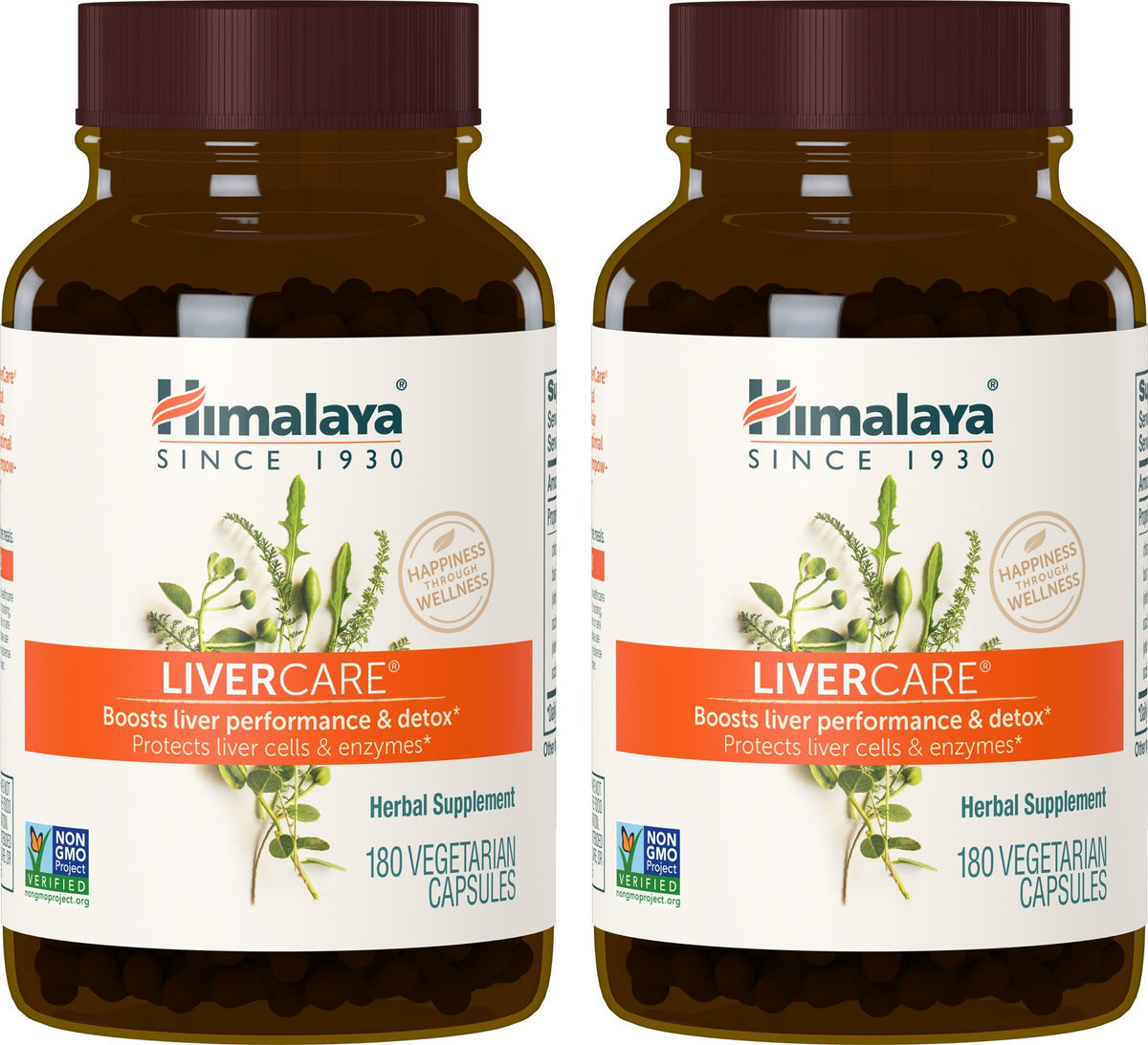 Himalaya LiverCare bottle front shows herbal liver support for daily wellness