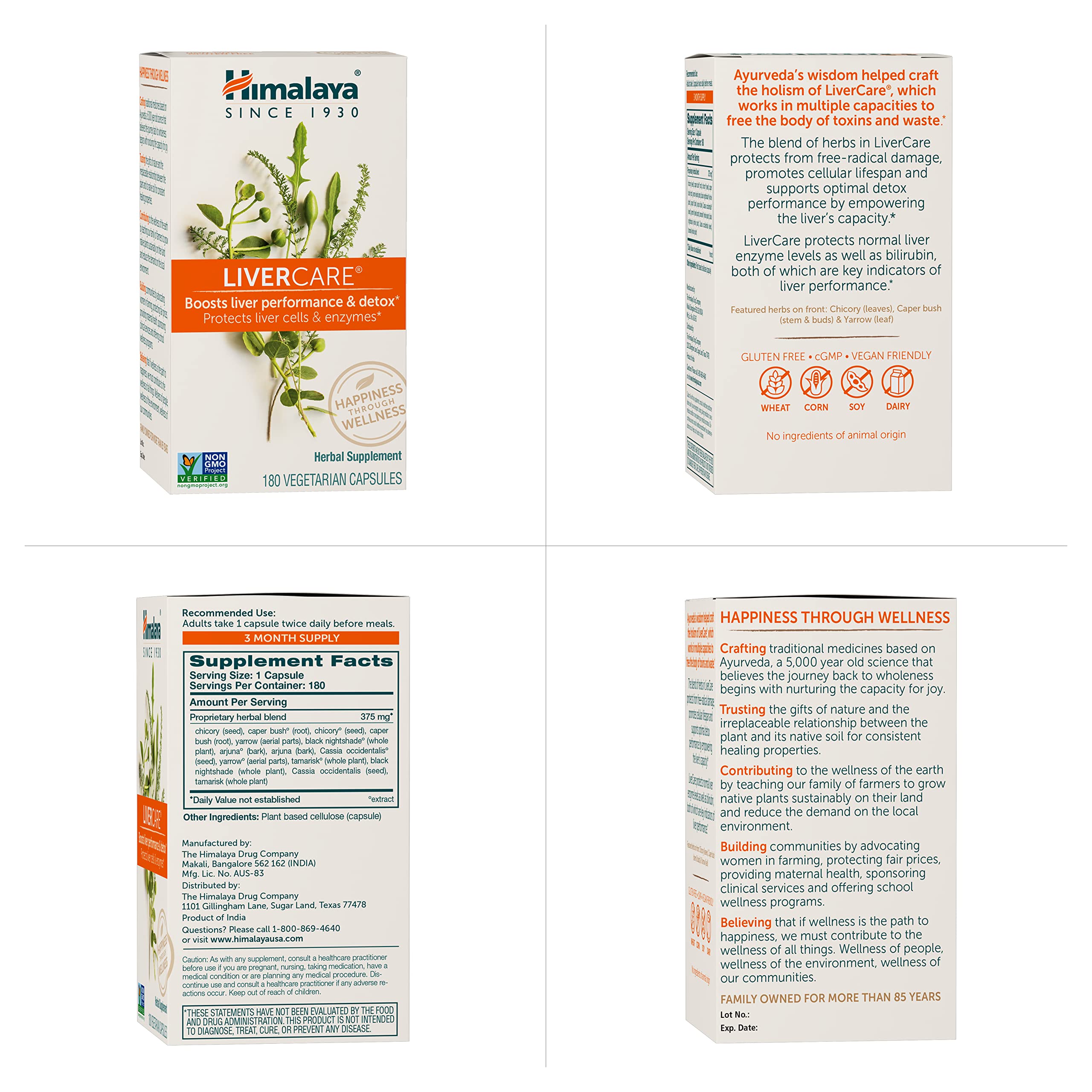Himalaya LiverCare manufacturing facility seal emphasizes cGMP quality