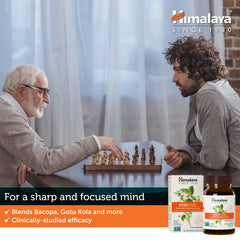Himalaya MindCare capsules close-up highlighting herbal blend for focus