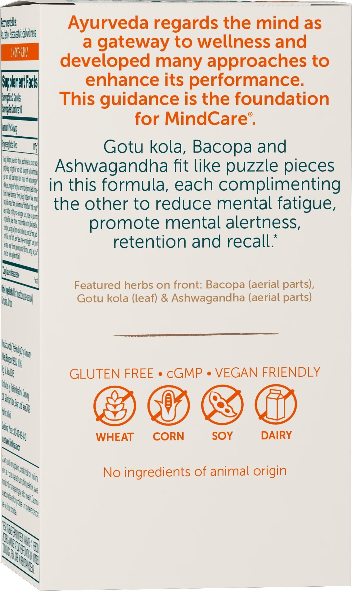Himalaya MindCare packaging box on a counter for product viewing