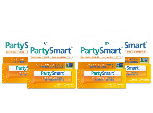 Himalaya PartySmart 12-capsule tube ready for a night out and a smoother morning.