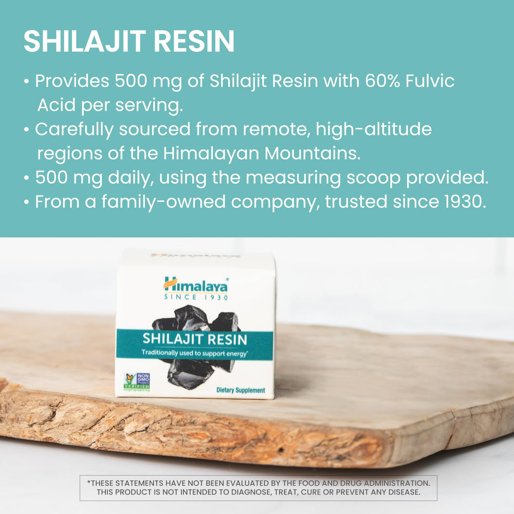 Shilajit resin dissolves in warm water for a smooth texture and convenient ritual.