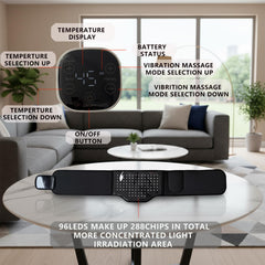 Himmelux Pro belt with vibration settings for relaxation.