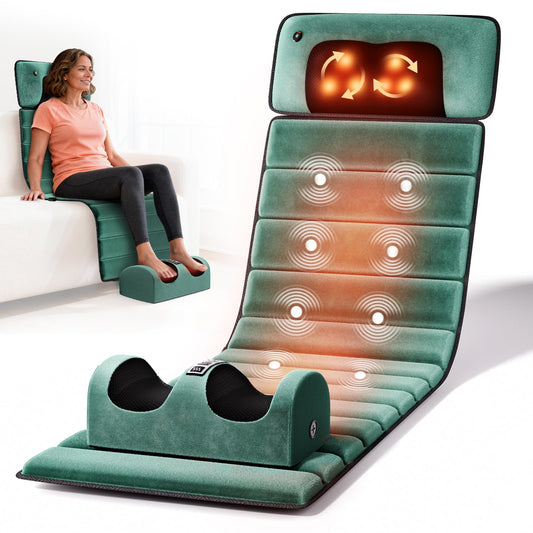 Himouta full body massage mat with heat for relaxing home use