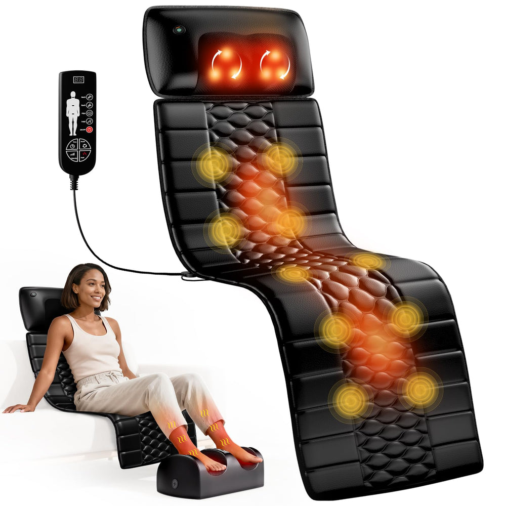 Himouta Shiatsu full body massage mat offers broad relaxation for back and legs