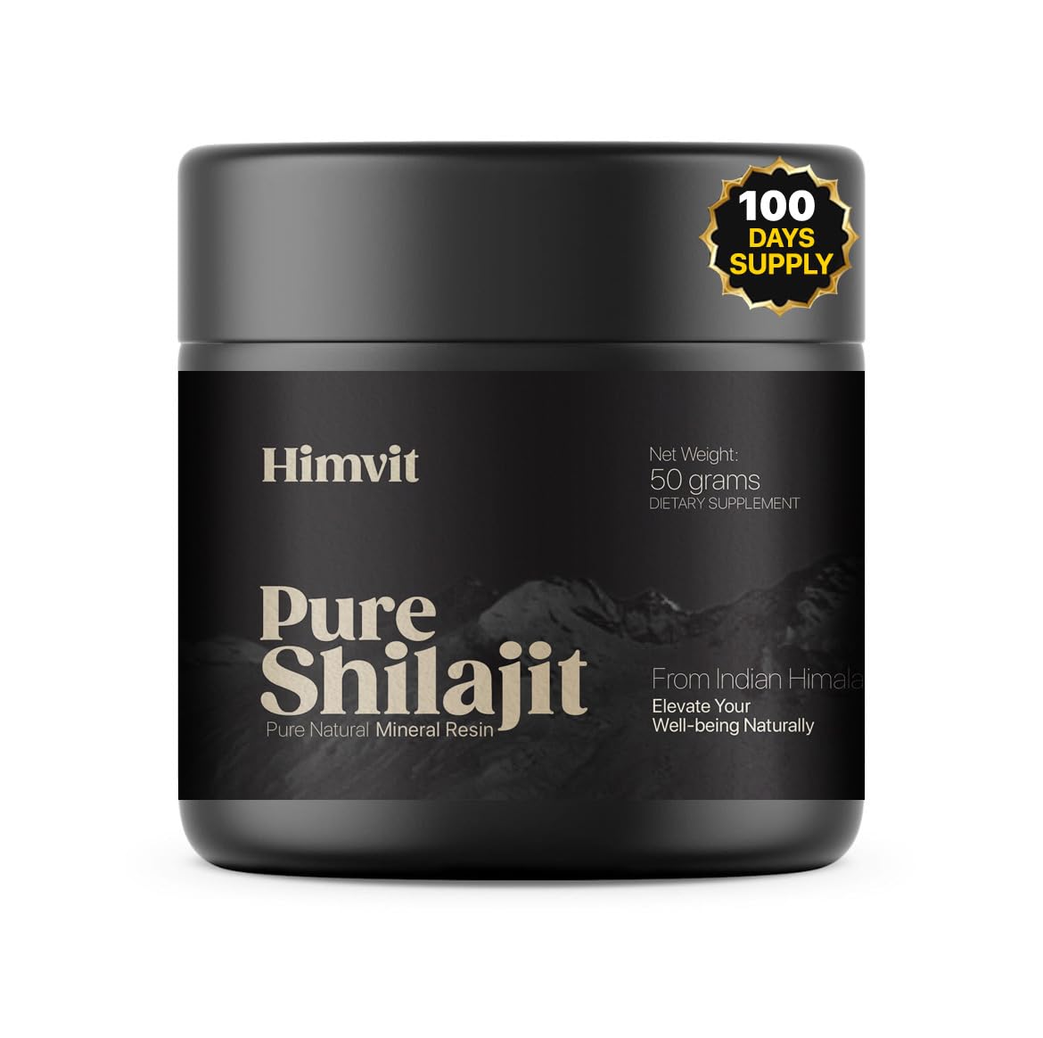 Himvit Shilajit resin sun-dried for peak potency and daily vitality.