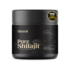 Himvit Shilajit resin sun-dried for peak potency and daily vitality.