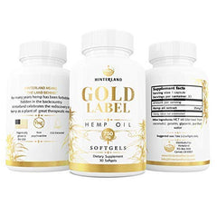 Closeup of 25 mg softgels, compact and easy to swallow.
