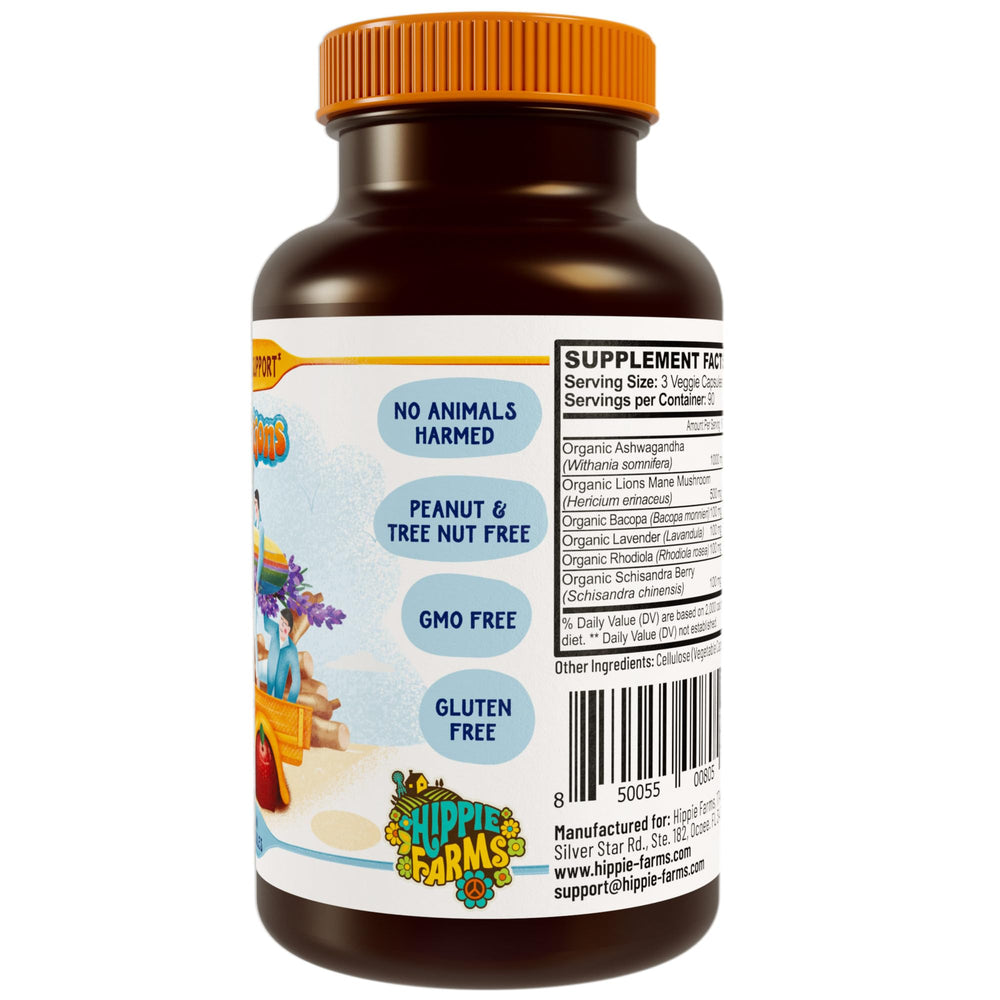 Hippie Farms Good Vibrations eco packaging highlights clean ingredients.