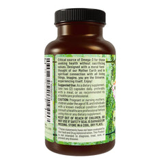 Joint care emphasis on Hippie Farms packaging with DHA EPA icons.