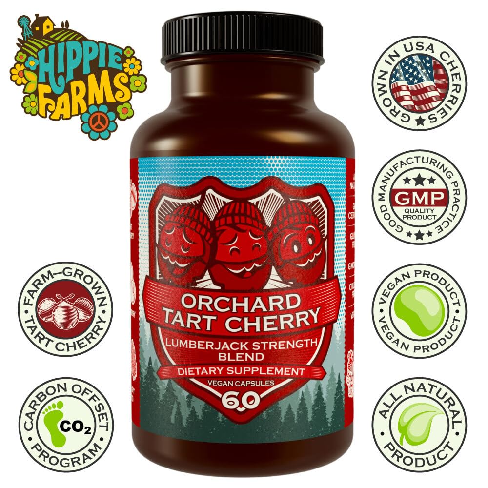 Hippie Farms Lumberjack Strength Blend bottle highlights premium ingredients.