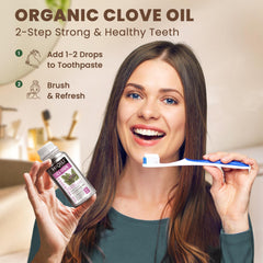 HIQILI clove essential oil used in DIY hair and home care blends.