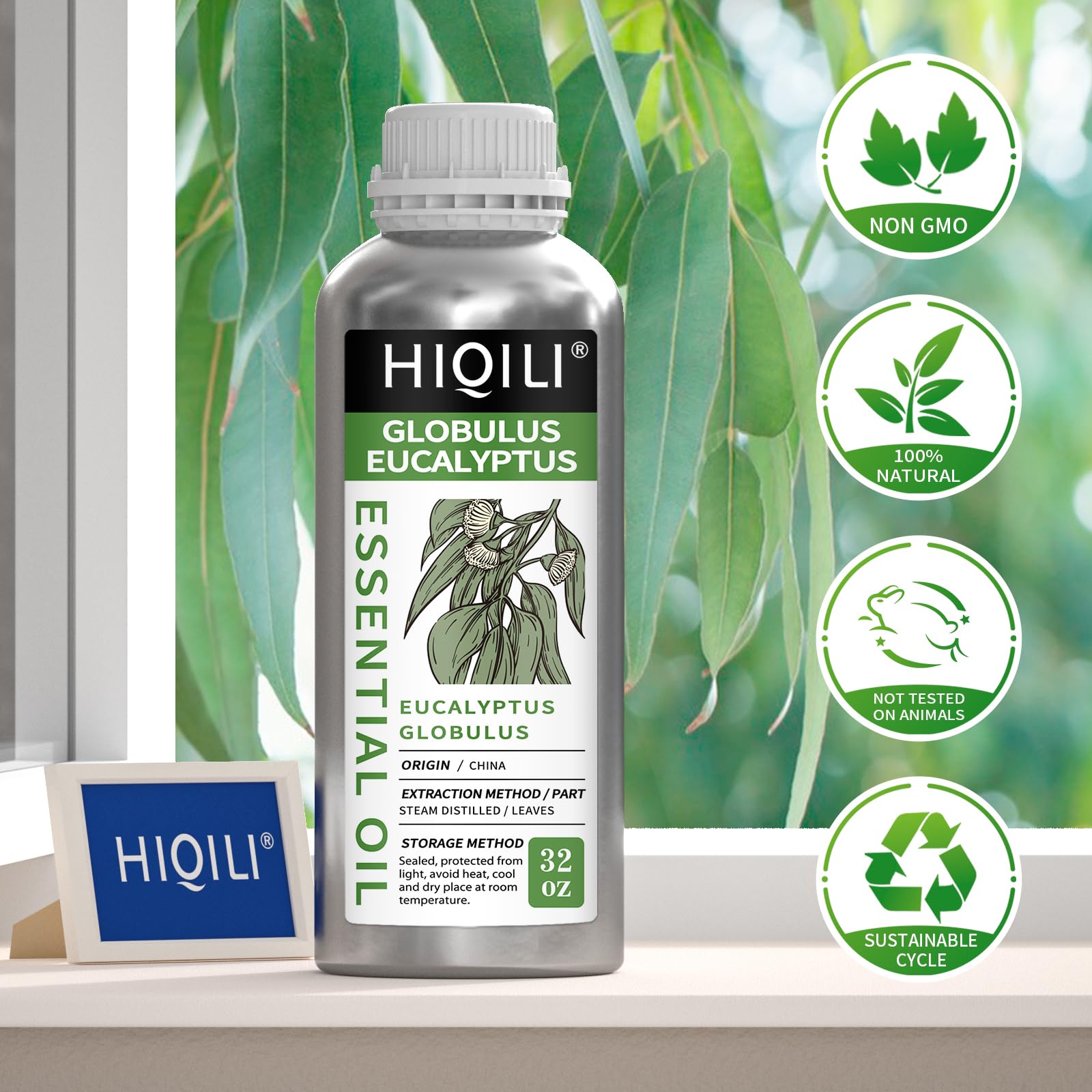 HIQILI eucalyptus oil added to cleaners for natural fragrance