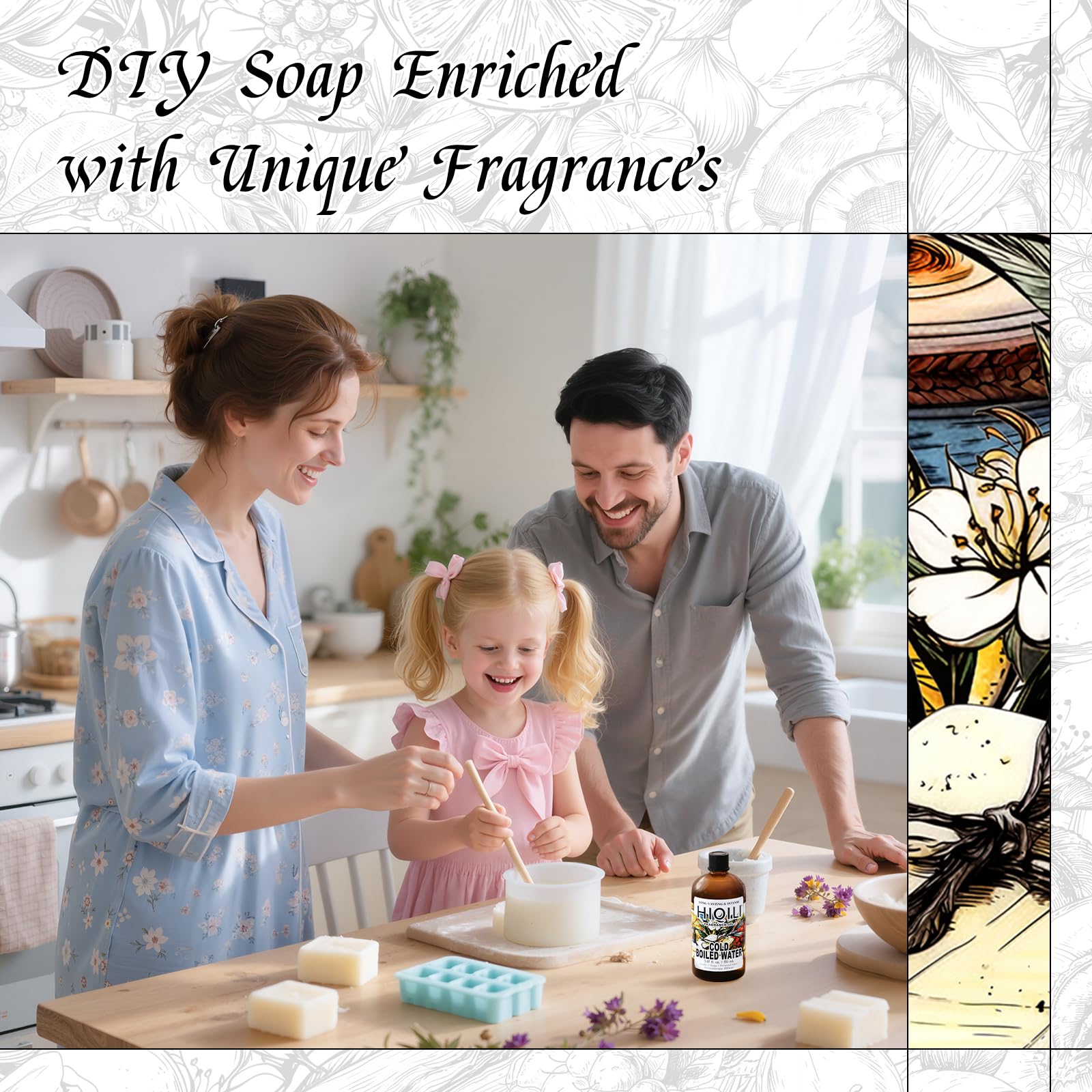HIQILI fragrance oil adds aquatic notes to DIY candles and soaps