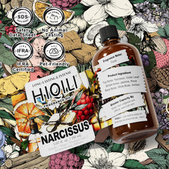 HIQILI Narcissus Fragrance Oil enhances any room with a calming floral aroma.