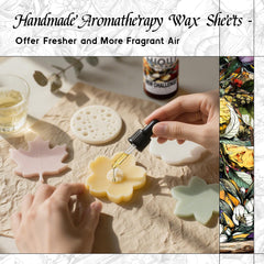 HIQILI New Challenge Fragrance Oil blended with soy wax for candle making and layered scent.
