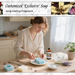 HIQILI New Challenge Fragrance Oil used in soap bases for rich, lingering fragrance.