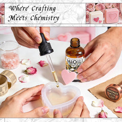 HIQILI Peach Nectar Garden closeup showing peach notes and florals