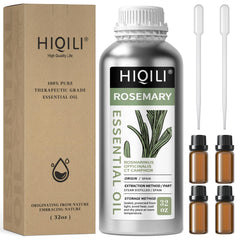 HIQILI rosemary oil 1000ml bottle with pure aroma for refreshing hair care rituals