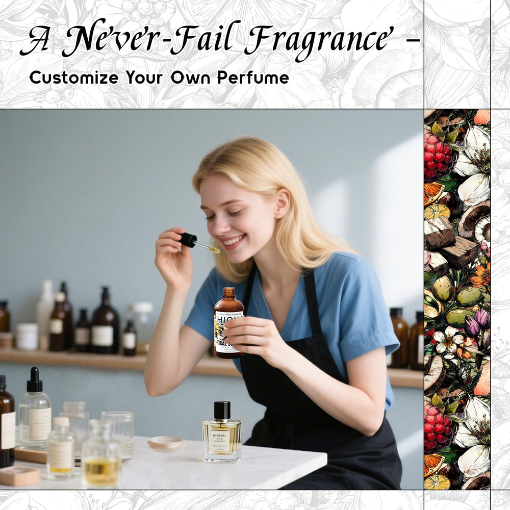 HIQILI Tidal Sonata IFRA-certified bottle ensures safe DIY fragrance projects.