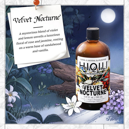 HIQILI Velvet Nocturne diffuser setup showing room-filling aroma