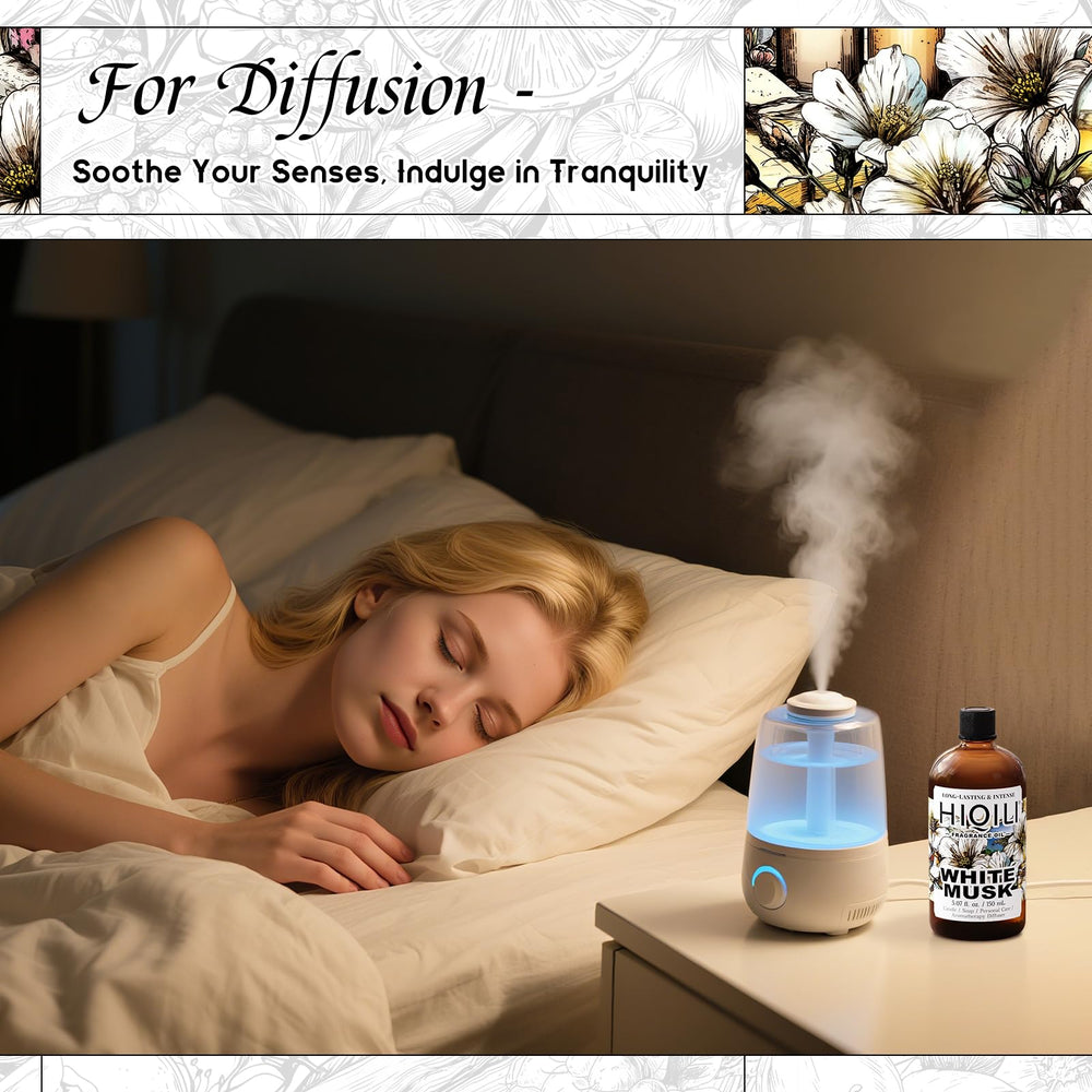 HIQILI White Musk fragrance oil for soap making with subtle musk