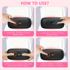 Hirane heating pad LCD timer and status readout for easy settings