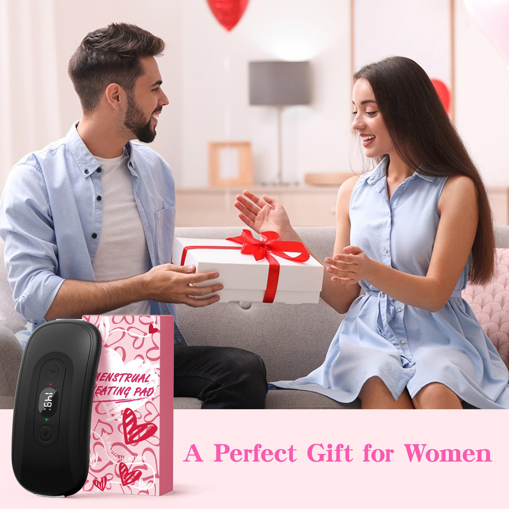 Hirane portable heating pad gift box ready for gifting