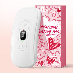 Hirane portable heating pad front view for cramps relief
